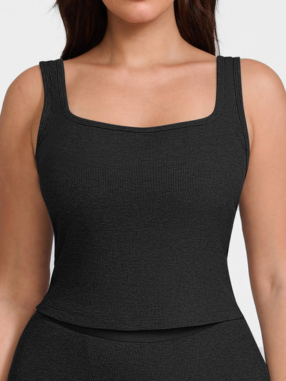 Cotton Ribbed Tank Top