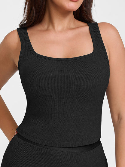 Cotton Ribbed Tank Top