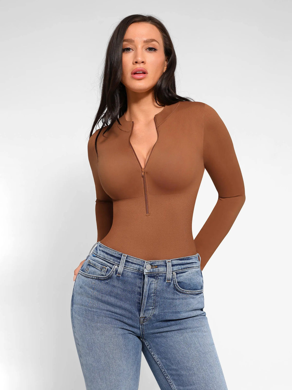 Zip Up Bodysuit