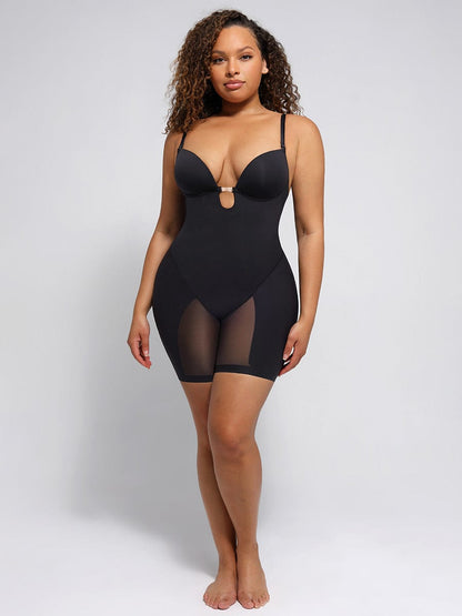 Plunge Bodysuit with removable pads