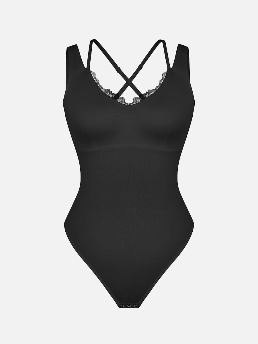 Lace Trim Bodysuit