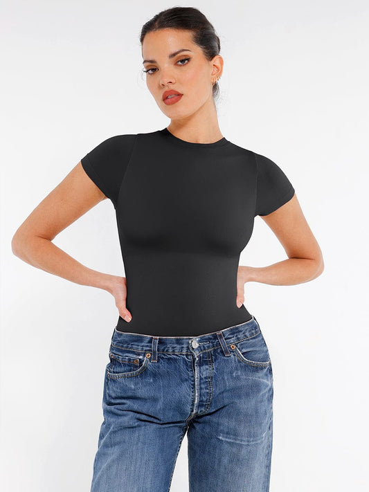 Short Sleeve Shaping Bodysuit