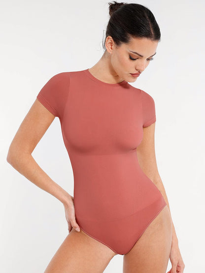 Short Sleeve Shaping Bodysuit