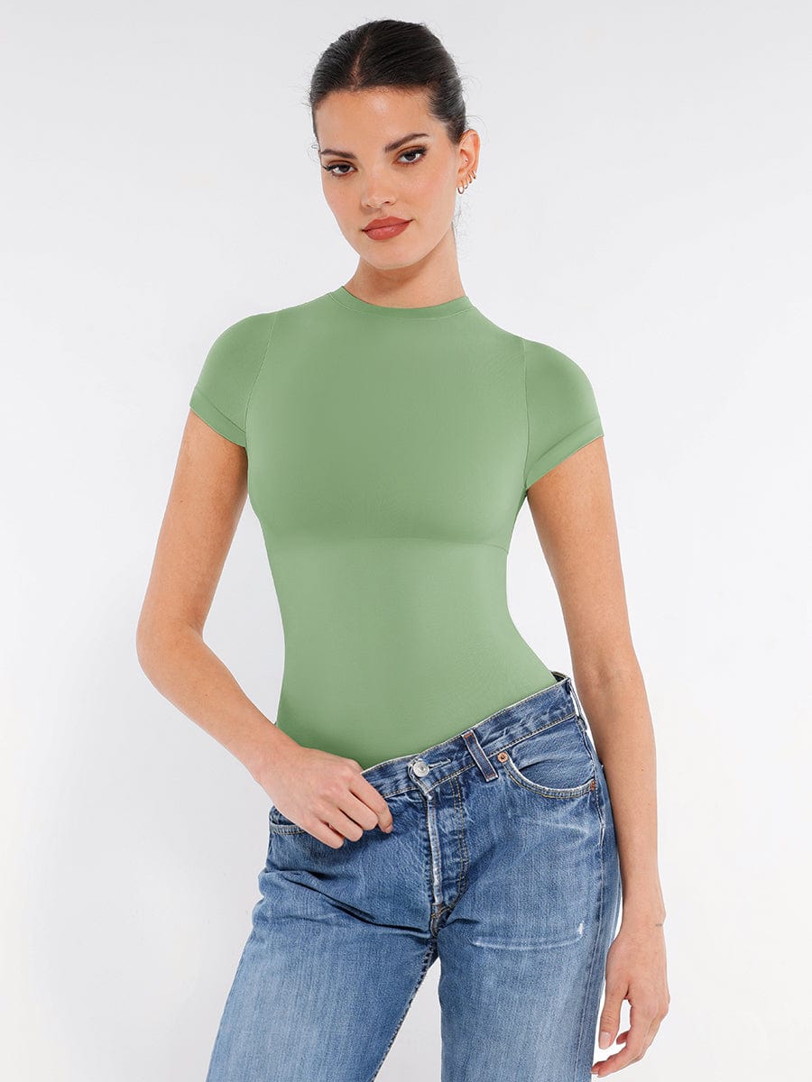 Short Sleeve Shaping Bodysuit