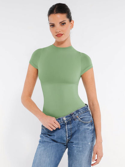 Short Sleeve Shaping Bodysuit