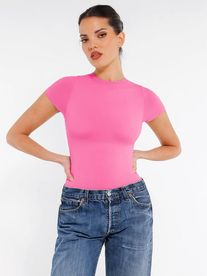 Short Sleeve Shaping Bodysuit