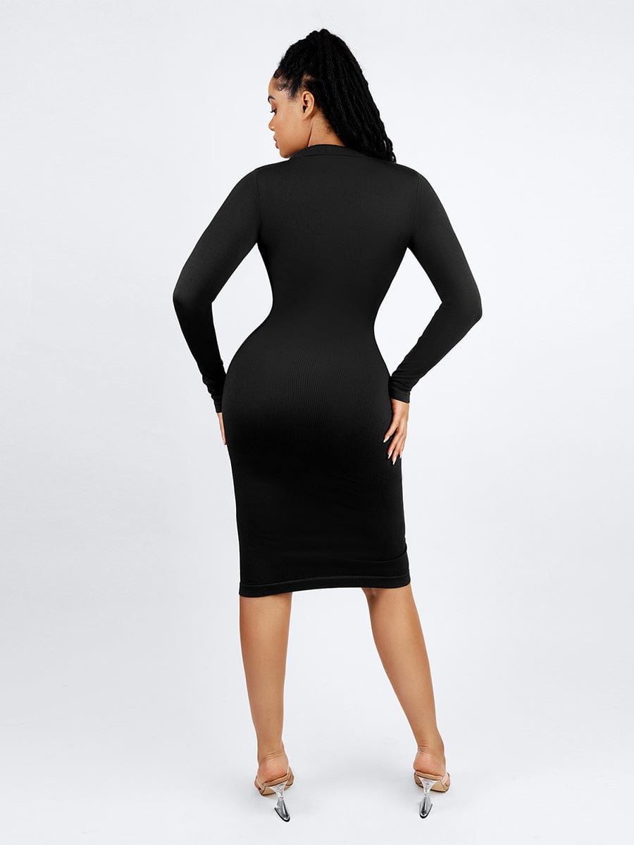 Dyversa Retro Long Sleeve Dress