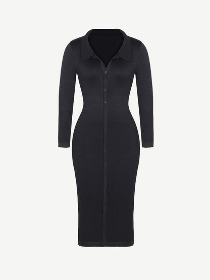 Dyversa Retro Long Sleeve Dress