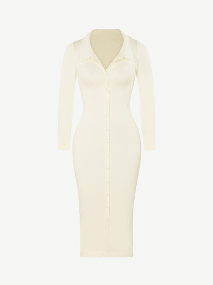 Dyversa Retro Long Sleeve Dress