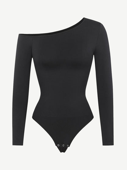 Long Sleeve Open Shoulder Bodysuit